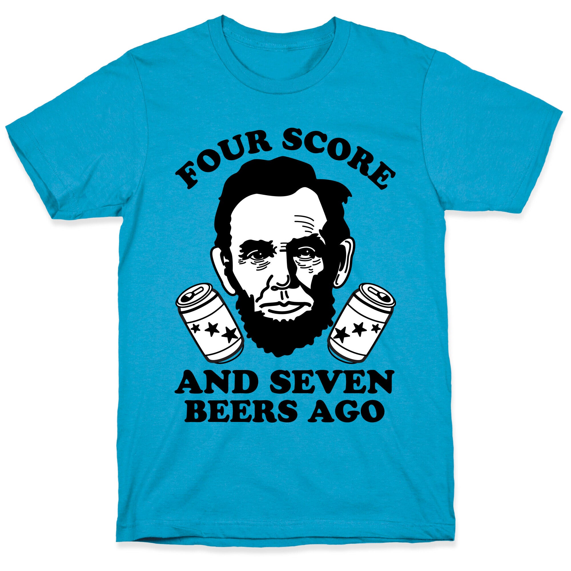 Four Score and Seven Beers Ago Unisex Triblend Tee